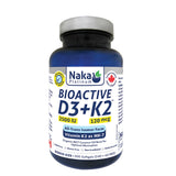 BIOACTIVE D3 2500 IU  + K2 120 MCG 300 GELS NAKA