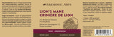 LION'S MANE FOCUS 60 CAPS HARMONIC ARTS