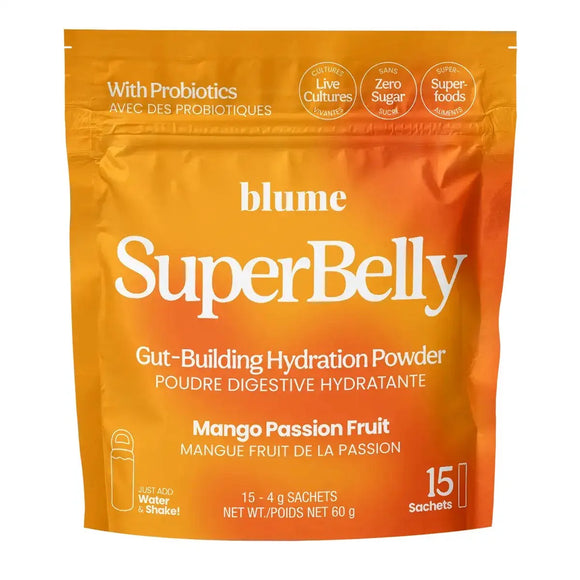 SUPERBELLY MANGO PASSION FRUIT 15 - 4 G SACHETS BLUME
