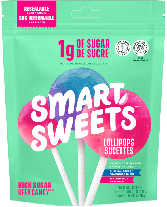 LOLLIPOPS 86 G SMART SWEETS