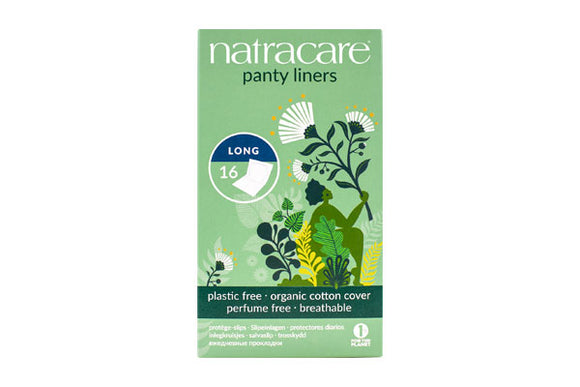 PANTY LINERS LONG 16 PK NATRACARE
