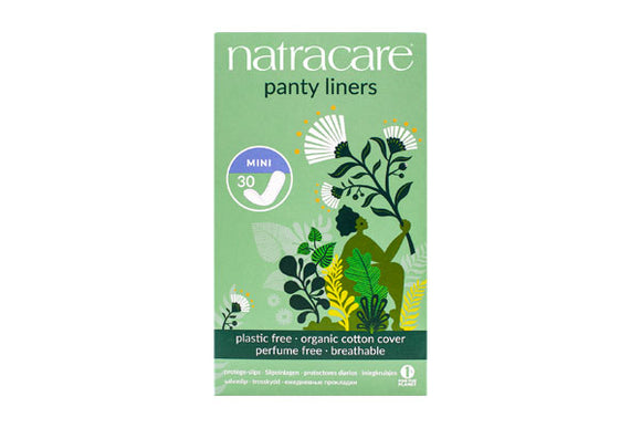 PANTY LINERS MINI 30 PK NATRACARE