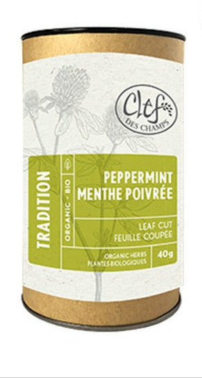 PEPPERMINT LEAF CUT ORGANIC 40 G CLEF DES CHAMPS