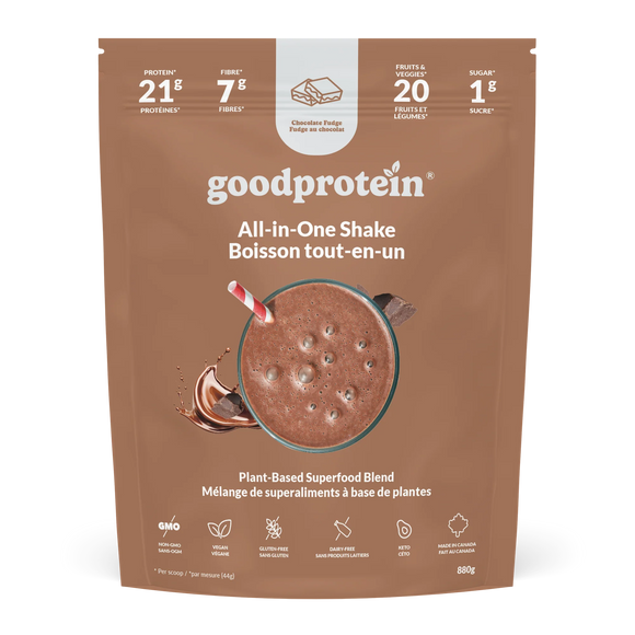 ALL-IN-ONE SHAKE CHOCOLATE FUDGE 880 G GOODPROTEIN