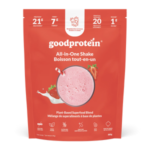 ALL-IN-ONE SHAKE STRAWBERRIES & CREAM 880 G GOODPROTEIN