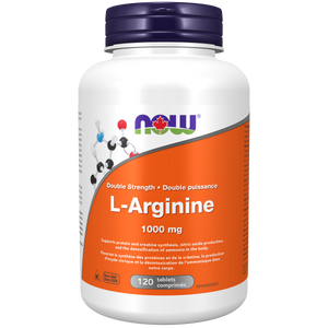 L-ARGININE 1000 MG 120 TABS NOW