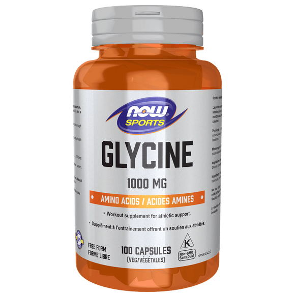 GLYCINE 1000 MG 100 CAPS NOW SPORTS