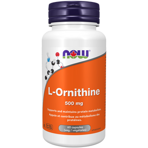 L-ORNITHINE 500 MG 60 CAPS NOW