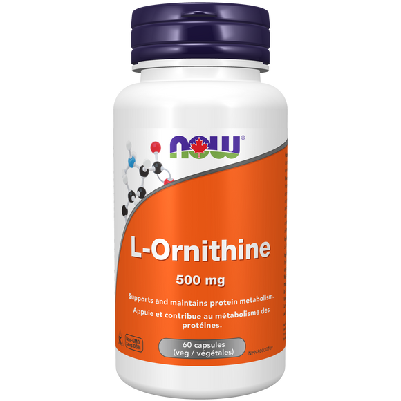 L-ORNITHINE 500 MG 60 CAPS NOW