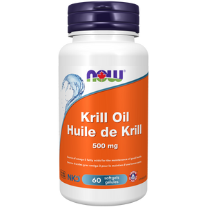 KRILL OIL 500 MG 60 SOFTGELS NOW