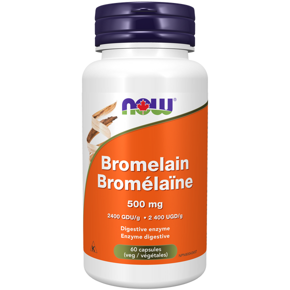 BROMELAIN 500 MG 60 CAPS NOW