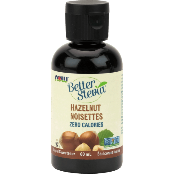 BETTER STEVIA HAZELNUT 59 ML NOW