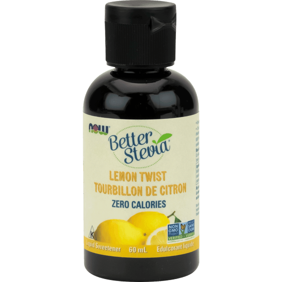 BETTER STEVIA LEMON TWIST 59 ML NOW