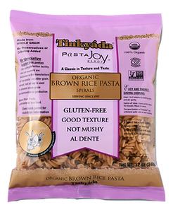 BROWN RICE SPIRALS ORGANIC 340 G TINKYADA