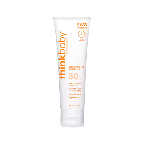 CLEAR ZINC 20 % SUNCREEN SPF 30 89 ML THINKBABY