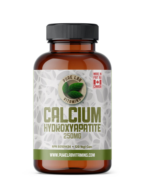 CALCIUM HYDROXYAPATITE 250 MG 120 CAPS PURE LAB VITAMINS