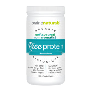 RICE PROTEIN ORGANIC NATURAL 360 G PRAIRIE NATURALS