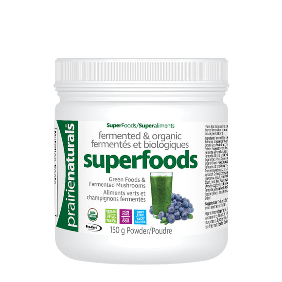 SUPERFOODS FERMENTED ORGANIC 150 G PRAIRIE NATURALS