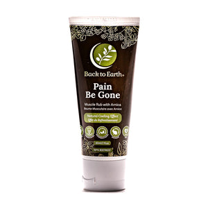PAIN BE GONE MUSCLE RUB WITH ARNICA 60 ML BACK TO EARTH