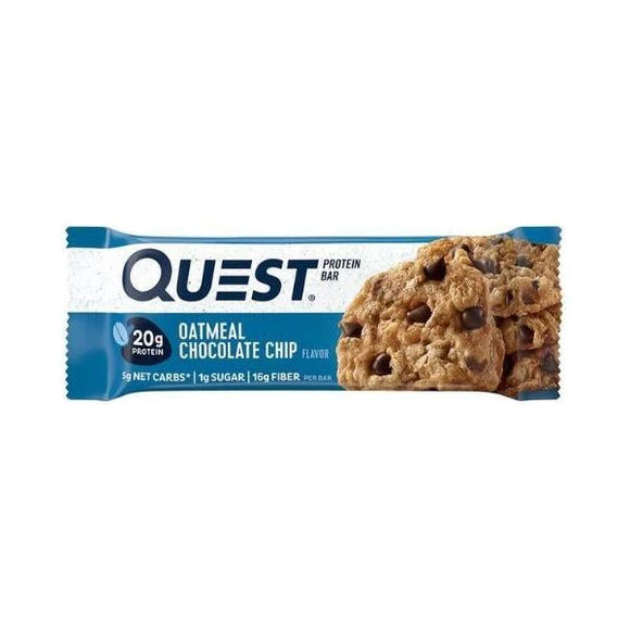 PROTEIN BAR OATMEAL CHOCOLATE CHIP 60 G QUEST NUTRITION