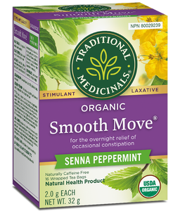 SMOOTH MOVE PEPPERMINT 16 TEA BAGS TRADITIONAL MEDICINALS
