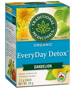 EVERYDAY DETOX DANDELION TEA 16 BAGS TRADITIONAL MEDICINALS