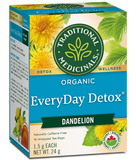 EVERYDAY DETOX DANDELION TEA 16 BAGS TRADITIONAL MEDICINALS