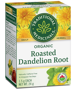 ROASTED DANDELION ROOT 16 BAGS TRADITIONAL MEDICINALS