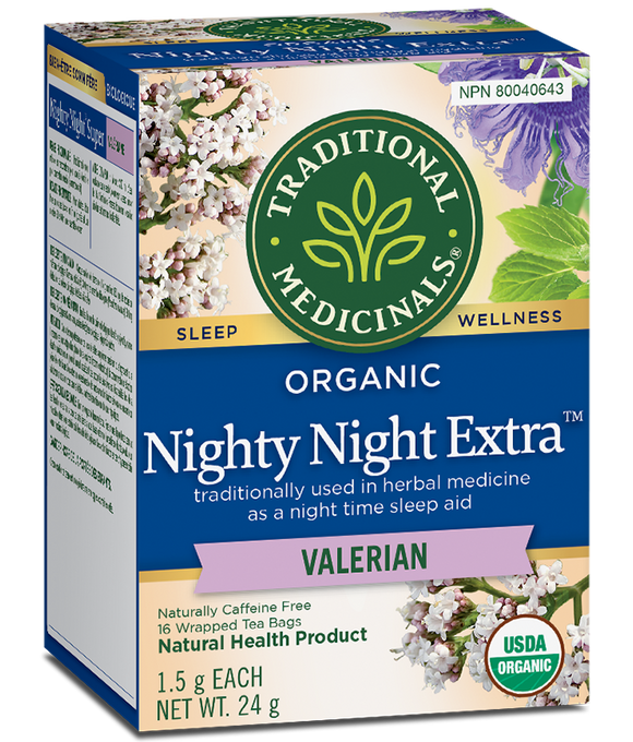 NIGHTY NIGHT EXTRA TEA 16 BAGS TRADITIONAL MEDICINALS