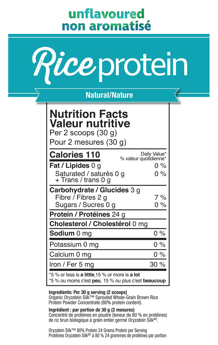 RICE PROTEIN ORGANIC NATURAL 360 G PRAIRIE NATURALS – Ave Maria Health