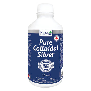 PURE COLLOIDAL SILVER 10 PPM 600 ML NAKA