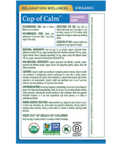 CUP OF CALM LAVENDER MINT TEA 16 BAGS TRADITIONAL MEDICINALS