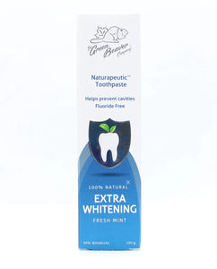 NATURAPEUTIC TOOTHPASTE EXTRA WHITENING FRESH MINT 100 G GREEN BEAVER