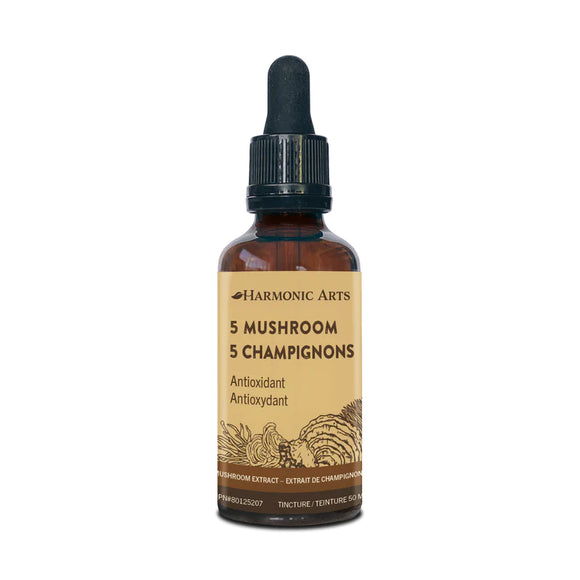 5 MUSHROOM EXTRACT 50 ML HARMONIC ARTS