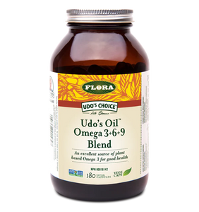 UDO'S OIL OMEGA 3+6+9 BLEND 180 VCAPS FLORA