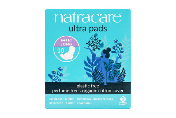 PADS ULTRA LONG ORGANIC 10 PADS NATRACARE