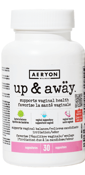 UP & AWAY BORIC ACID 30 SUPPOSITORIES AERYON