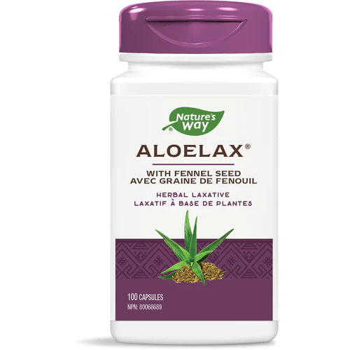 ALOELAX WITH FENNEL SEED 100 CAPS NATURE'S WAY