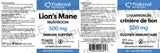 LION'S MANE MUSHROOM 500 MG 120 CAPS PREFERRED NUTRITION