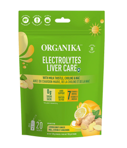 ELECTROLYTES LIVER CARE LEMON HONEY GINGER 6 G 20 PK ORGANIKA