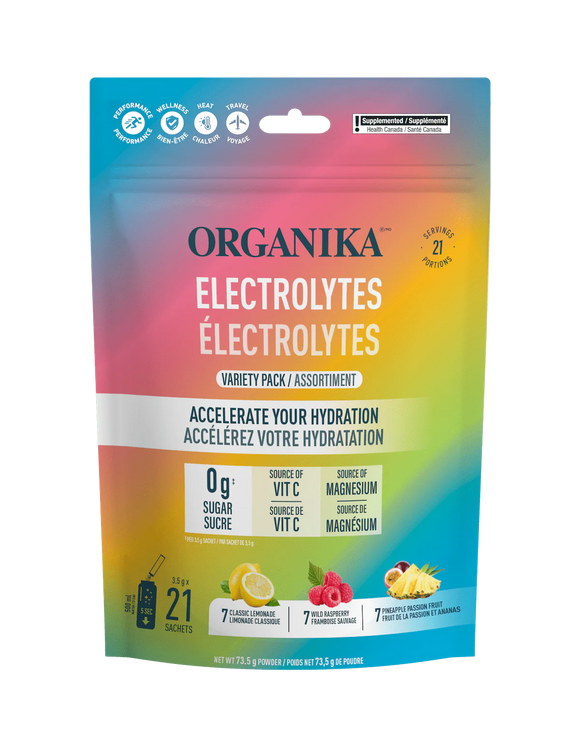 ELECTROLYTES VARIETY 3.5 G SACHETS 21 PACK ORGANIKA