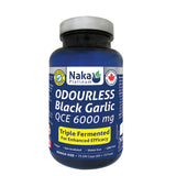 ODOURLESS BLACK GARLIC 6000 MG 75 CAPS NAKA