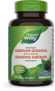 SIBERIAN GINSENG ROOT 100 CAPS NATURE'S WAY