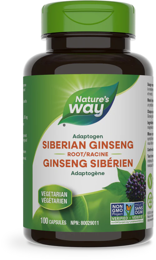 SIBERIAN GINSENG ROOT 100 CAPS NATURE'S WAY