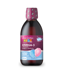 OMEGA 3 + D3  COTTON CANDY 250 ML SEALICIOUS KIDS