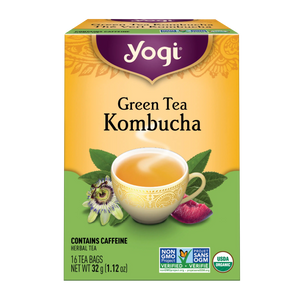 GREEN TEA WITH KOMBUCHA 16 TEA BAGS YOGI