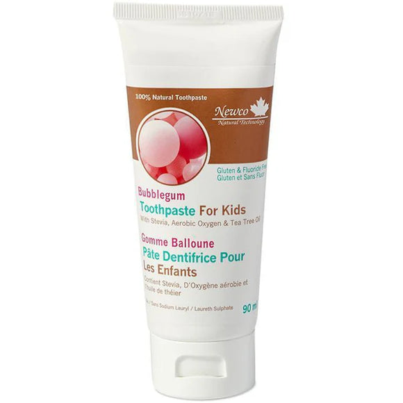KID'S TOOTHPASTE BUBBLEGUM 90 ML NEWCO