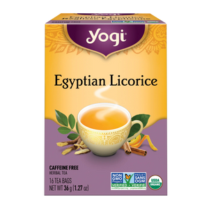 EGYPTIAN LICORICE 16 TEA BAGS YOGI